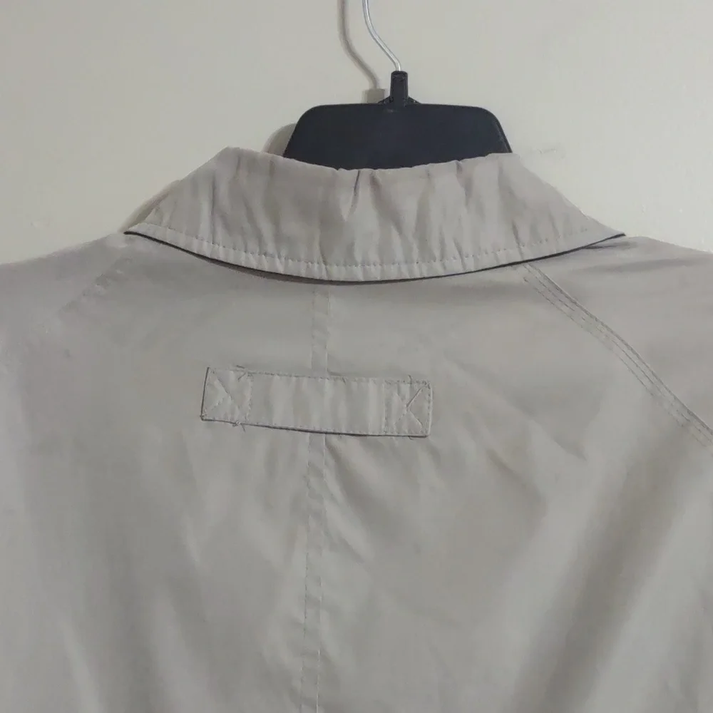 Aberdeen Harrington Style Mens L Beige Windbreaker Bomber Casual Jacket - Picture 11 of 14